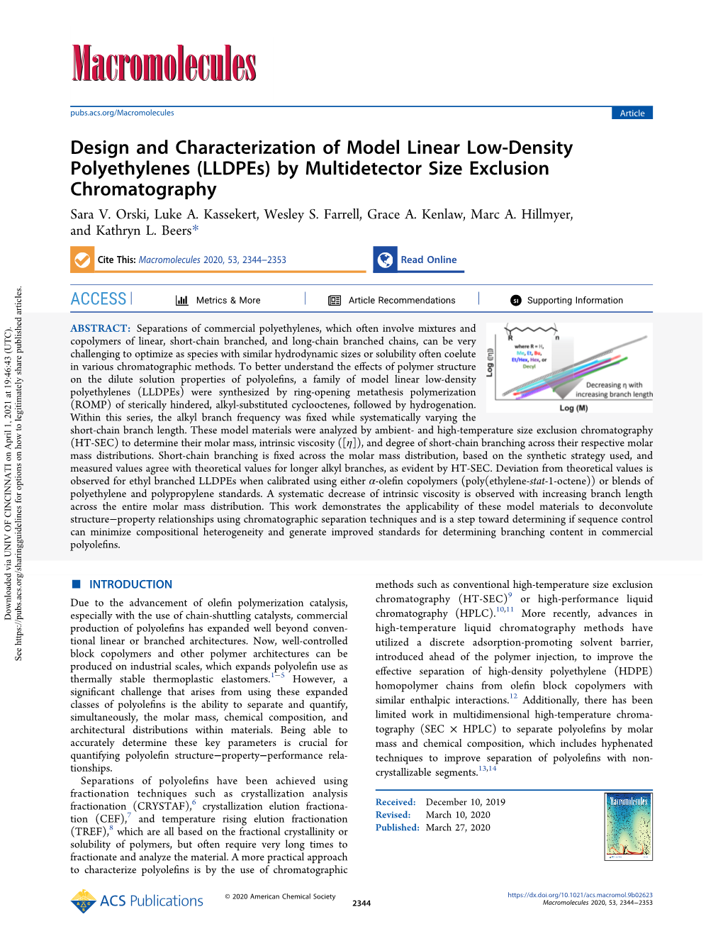 NIST HPLC/SEC Paper