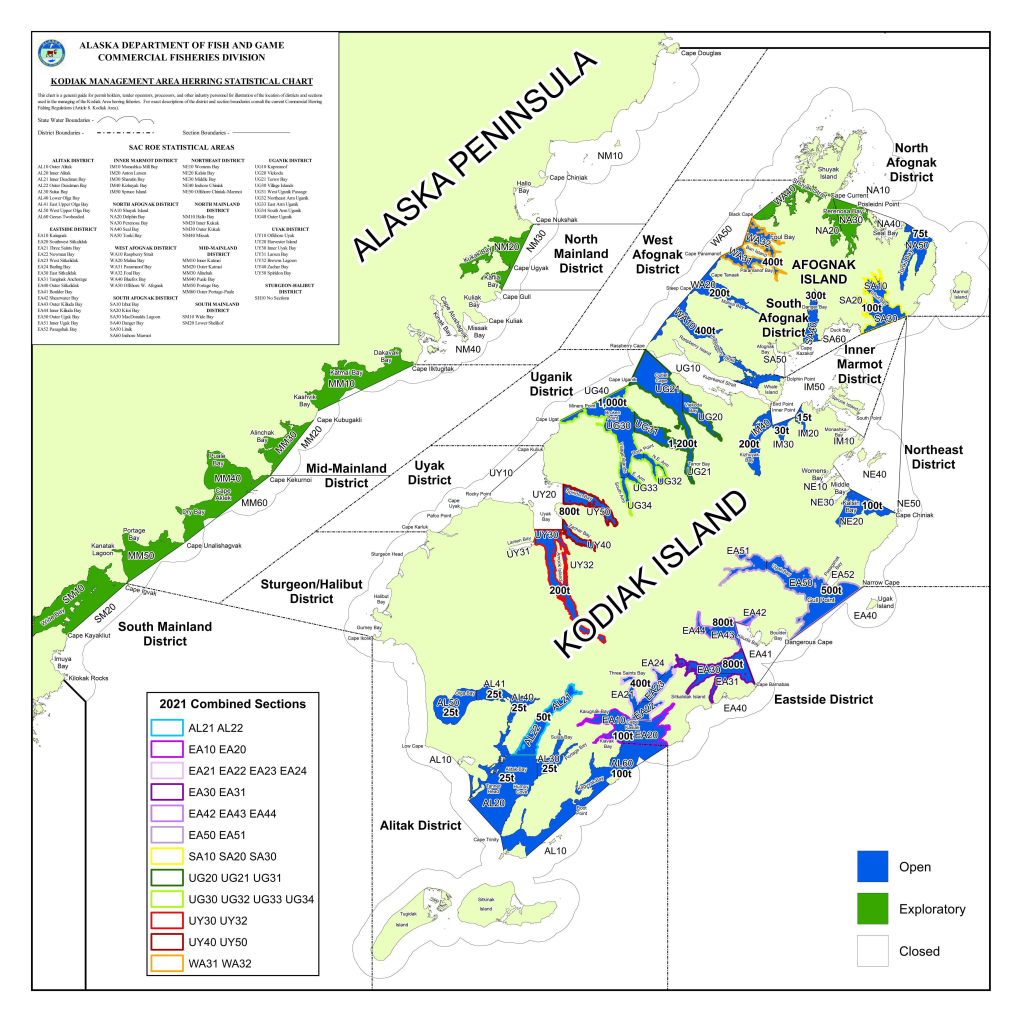 Kodiak Statistical Areas