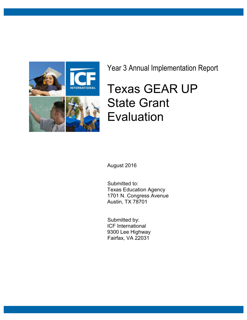 Texas GEAR up State Grant Evaluation