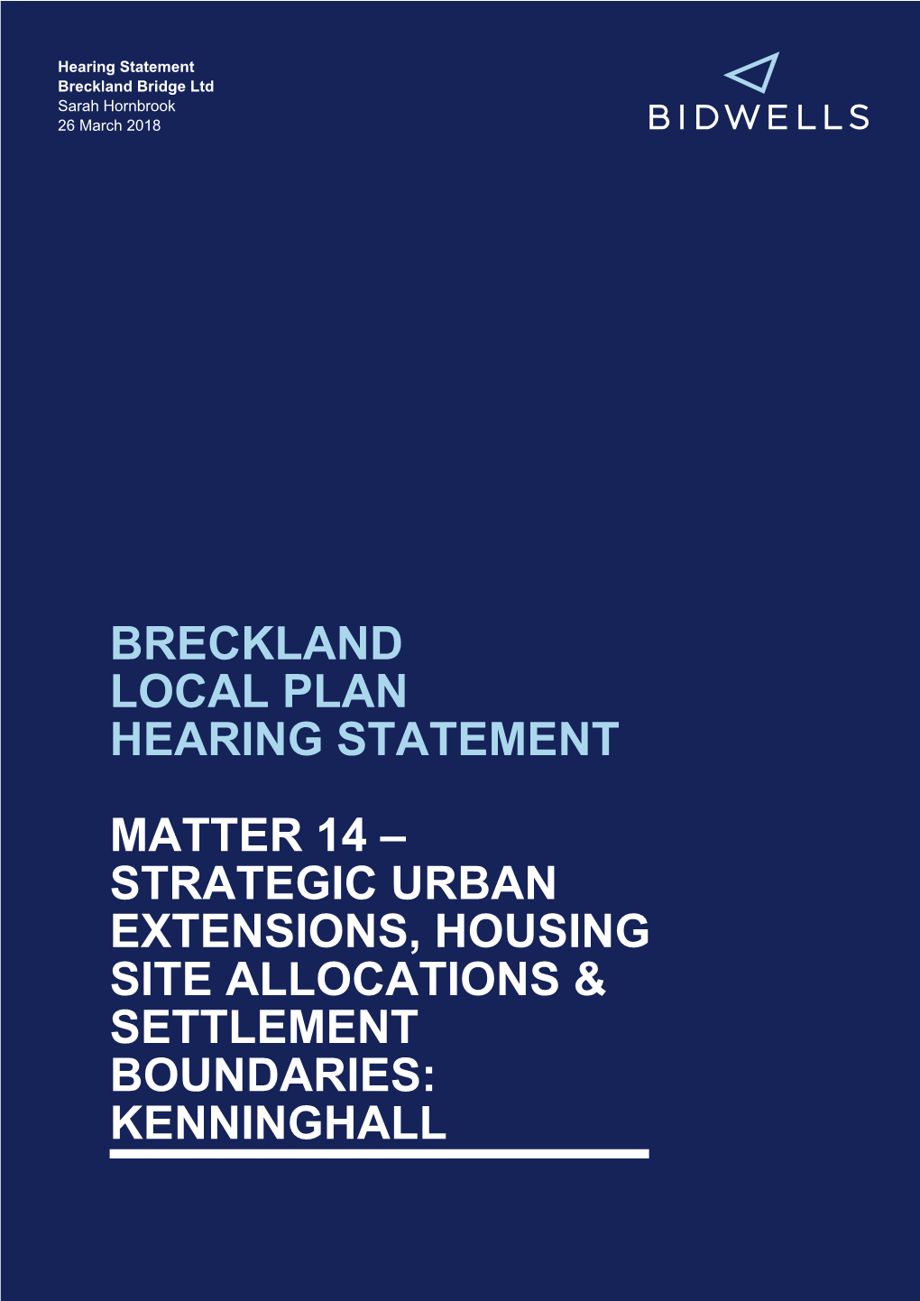 Statement for Breckland Bridge