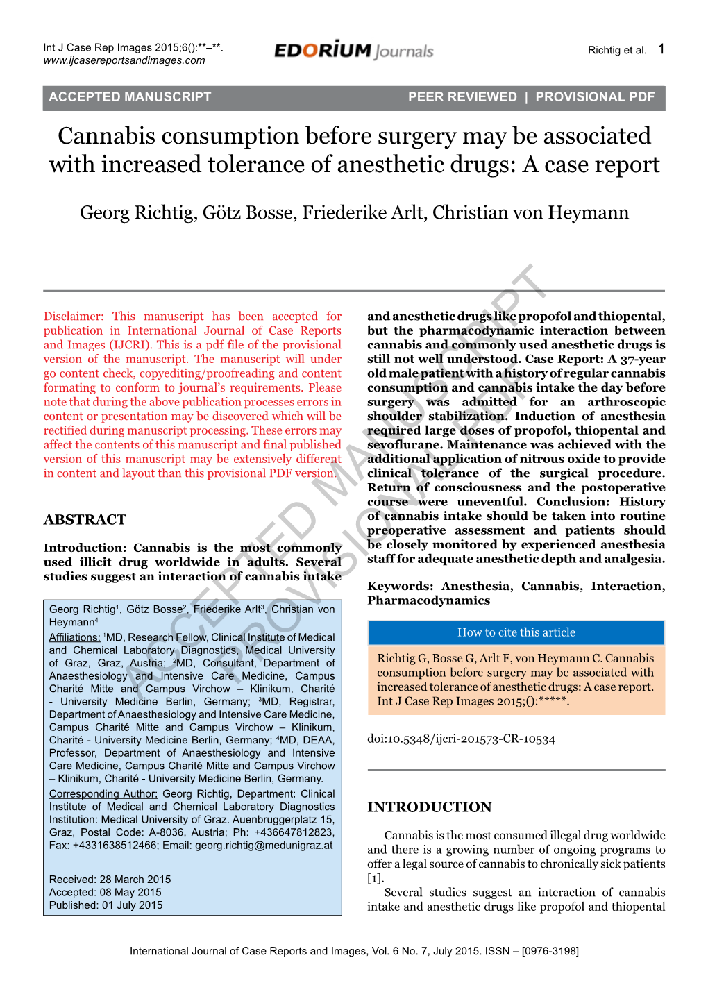 Accepted Manuscript Provisional