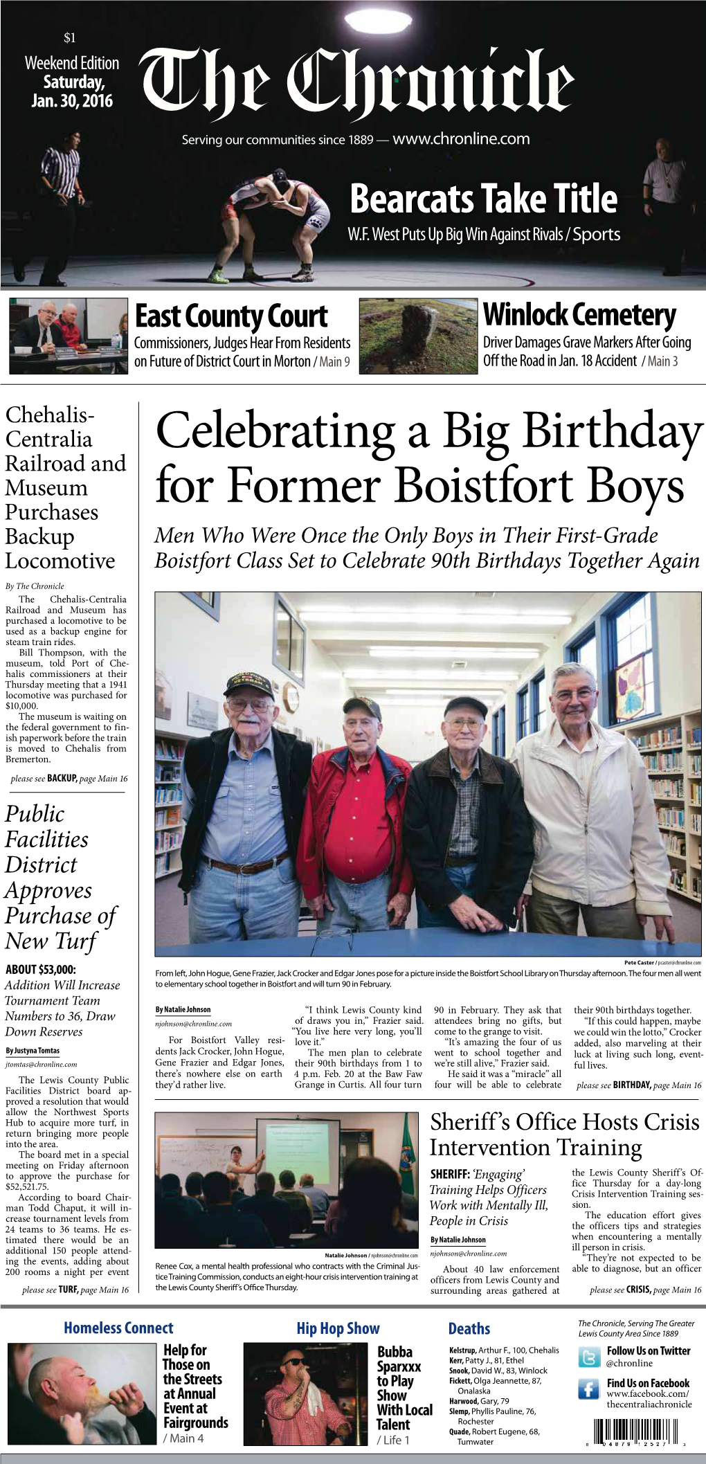 Celebrating a Big Birthday for Former Boistfort Boys