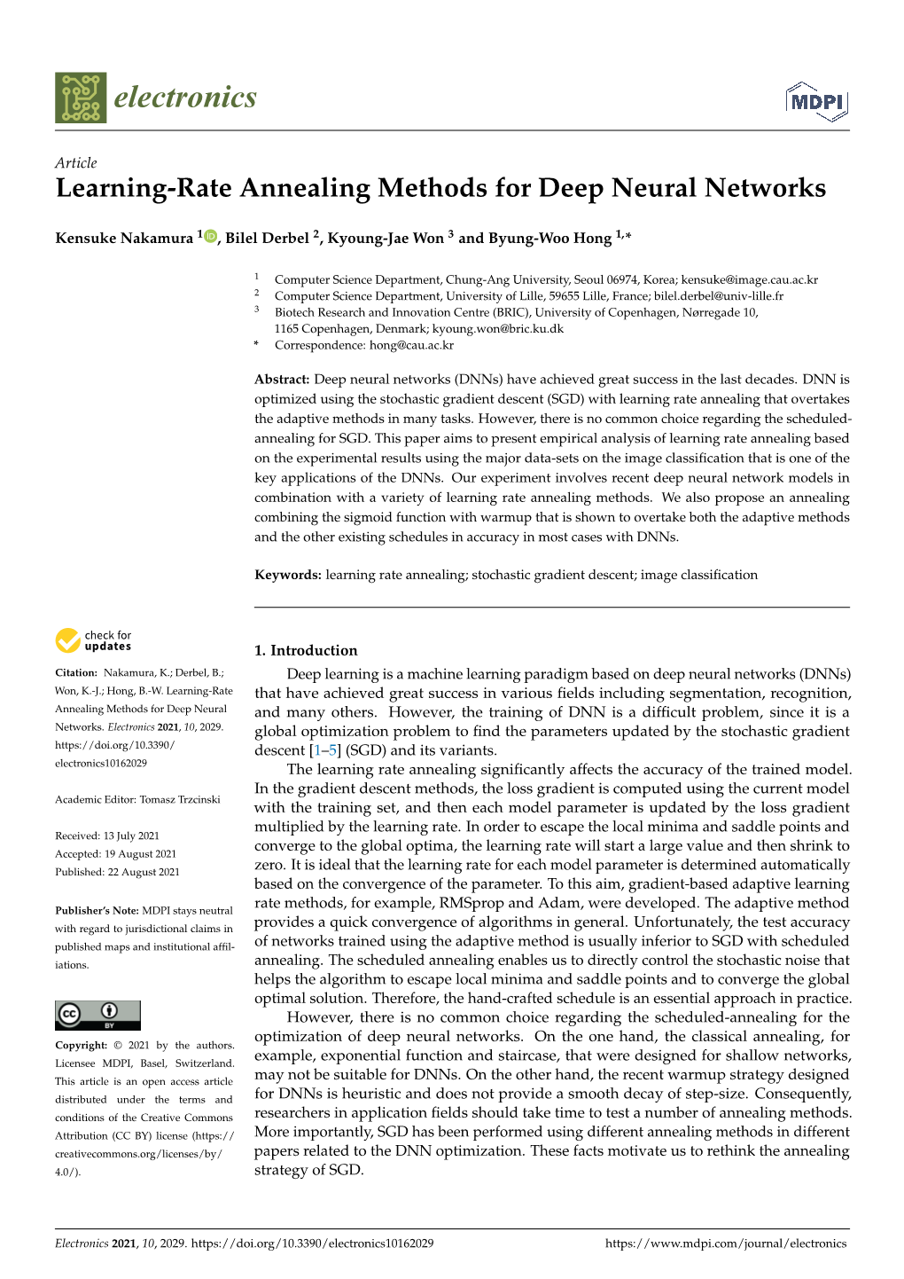 Learning-Rate Annealing Methods for Deep Neural Networks