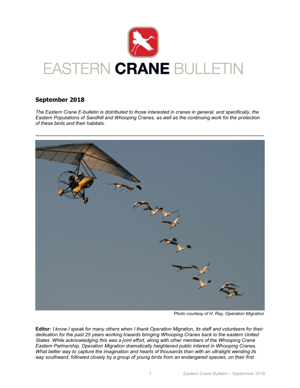 September 2018 Issue of the Eastern