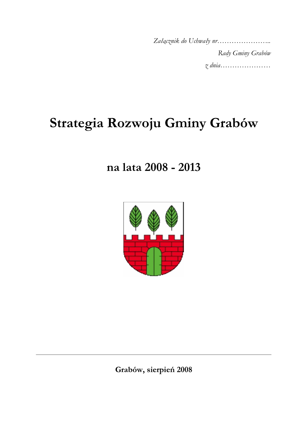 Strategia Rozwoju Gminy Grabów