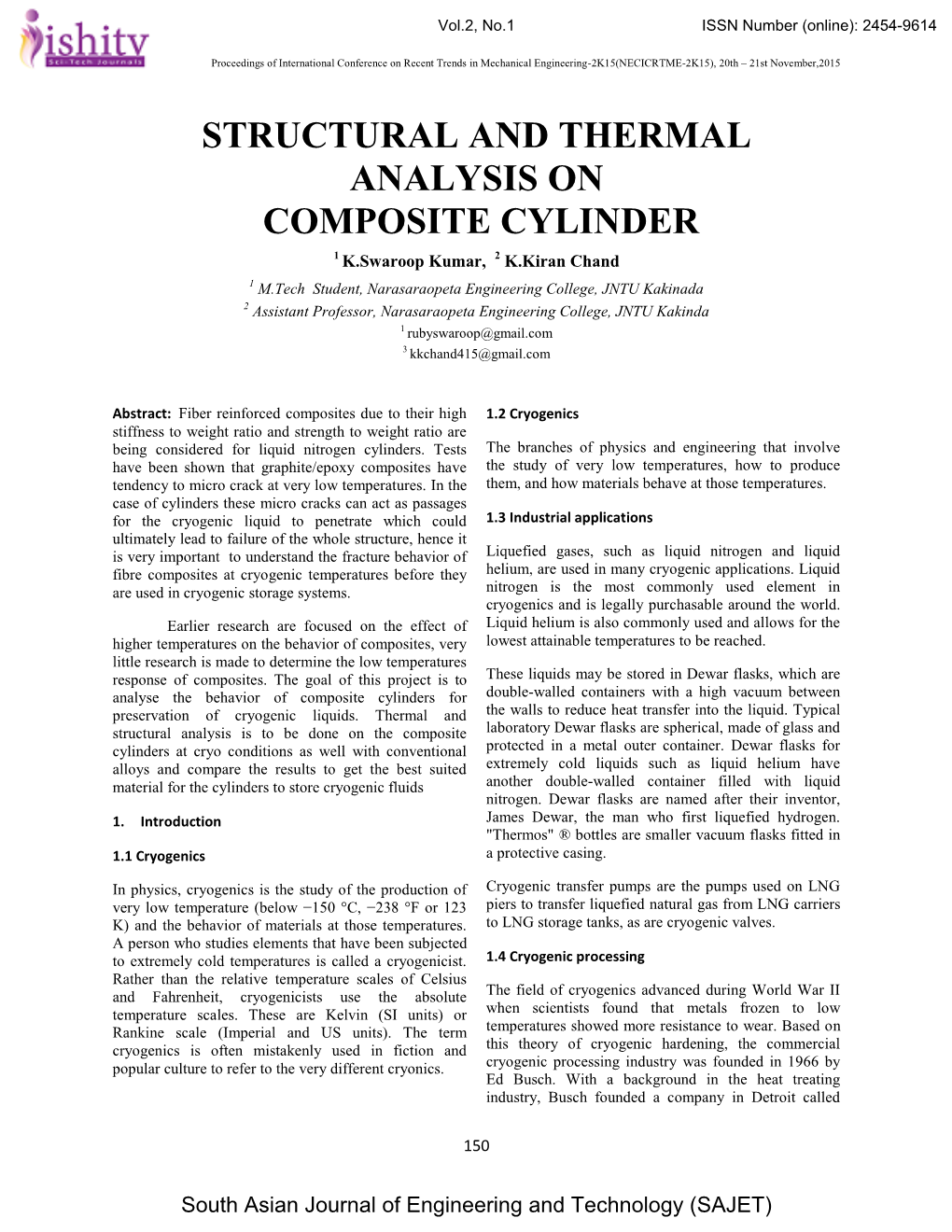 Structural and Thermal Analysis on Composite