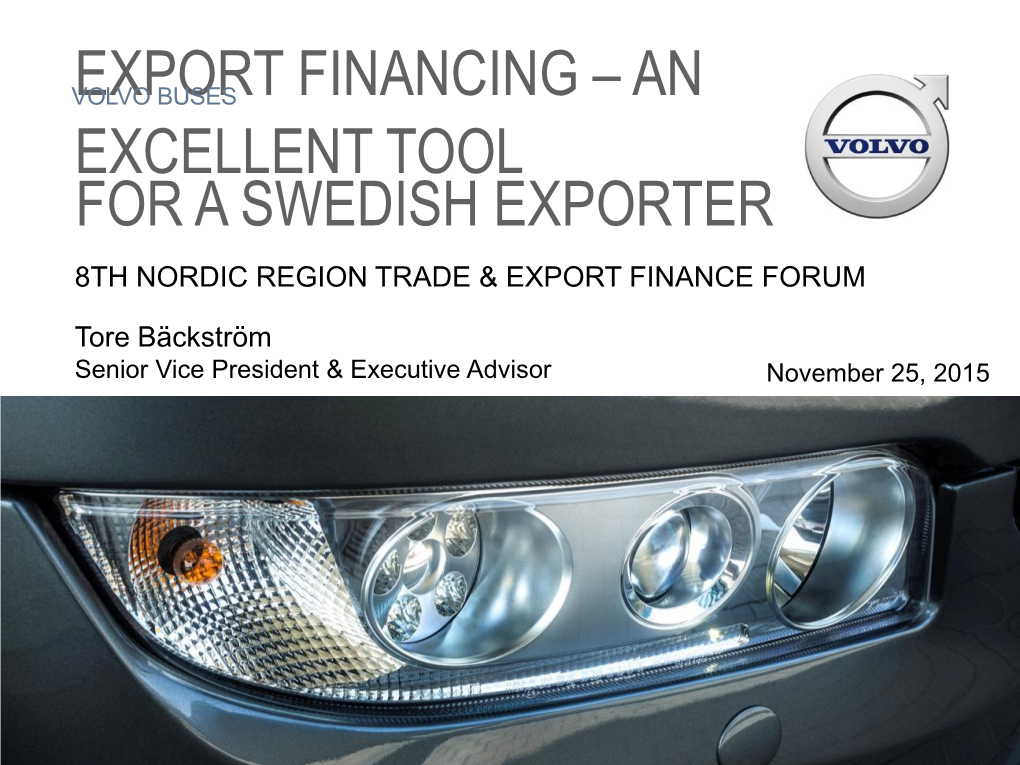 Export Financing