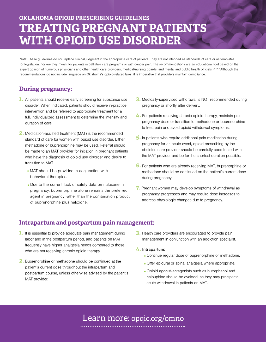 Treating Pregnant Patients with Opioid Use Disorder