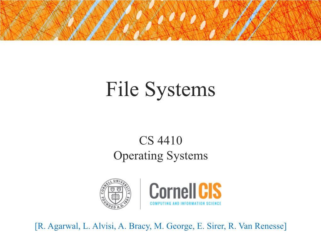 File Systems