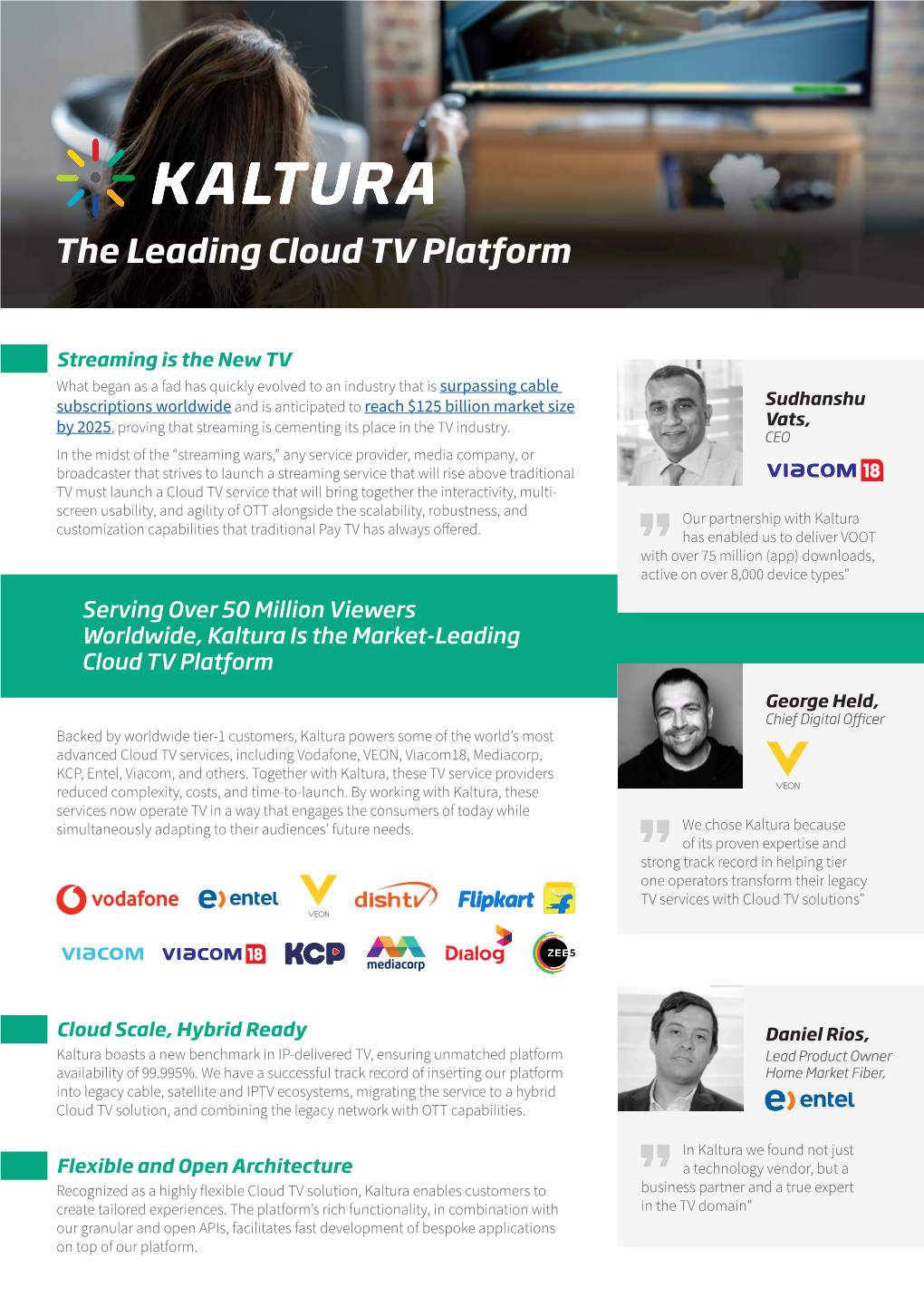 The Leading Cloud TV Platform