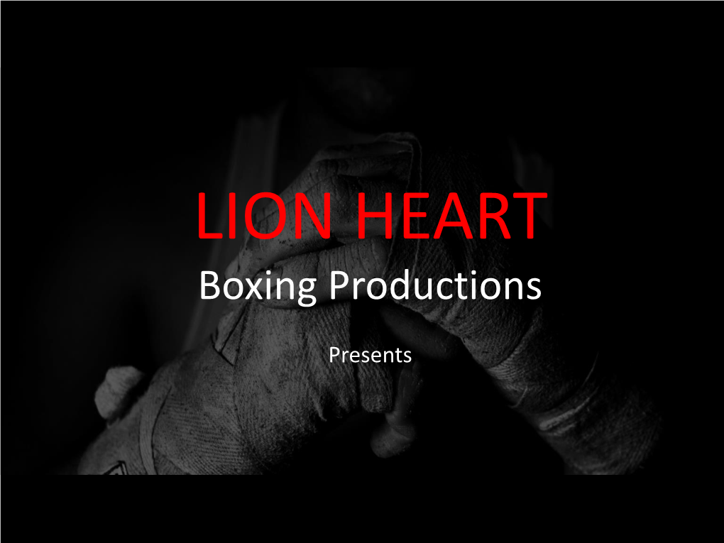 Boxing Productions