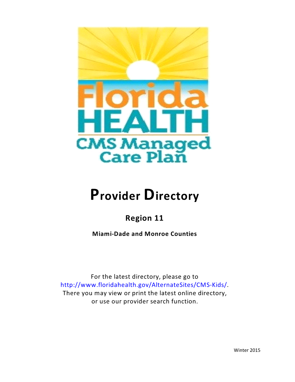 Provider Directory Region 11