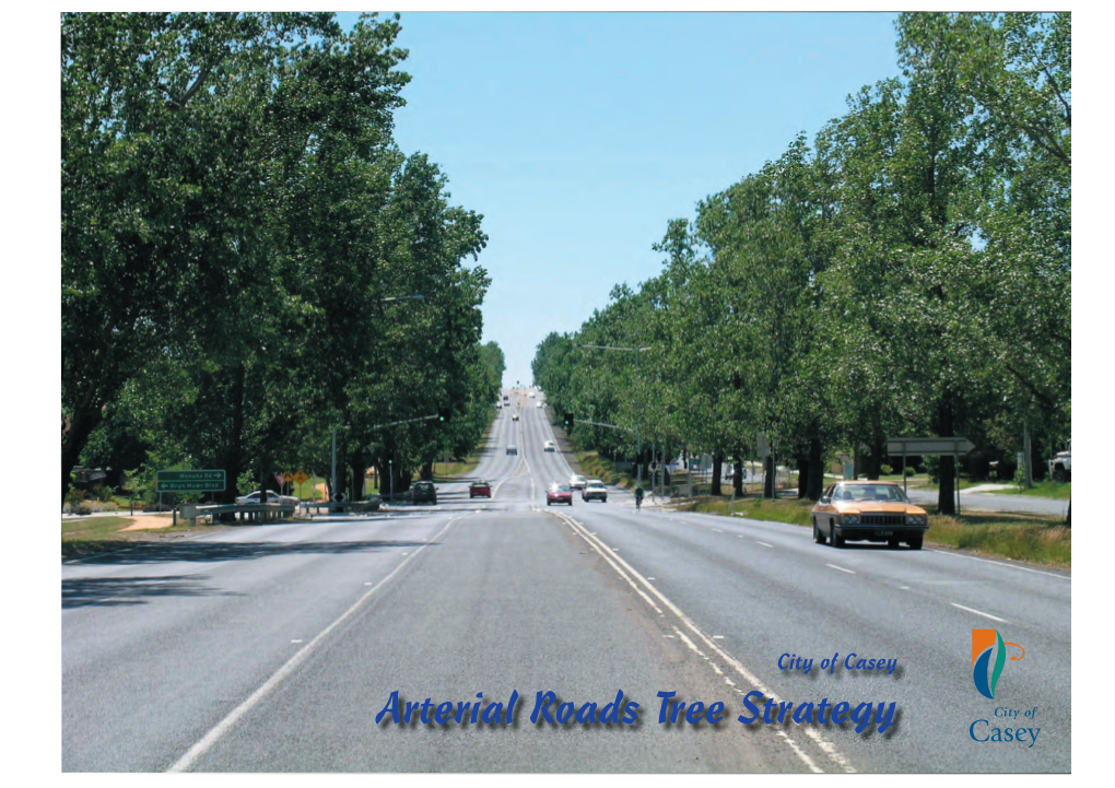 Arterial Roads Tree Strategy Arterial Roads Tree Strategy CONTENTS