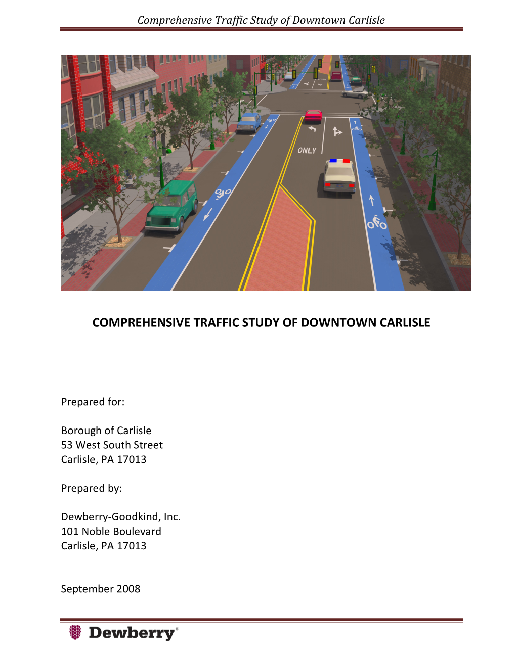Comprehensive Traffic Study of Downtown Carlisle
