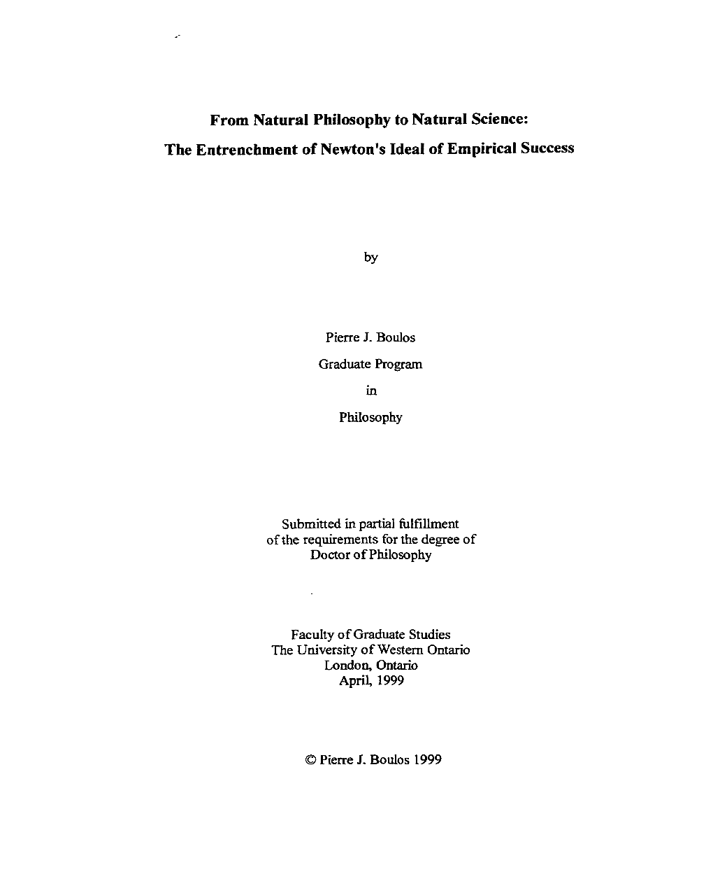 From Natural Philosophy to Natural Science: the Entrenchment of Newton's Ideal of Empirical Success