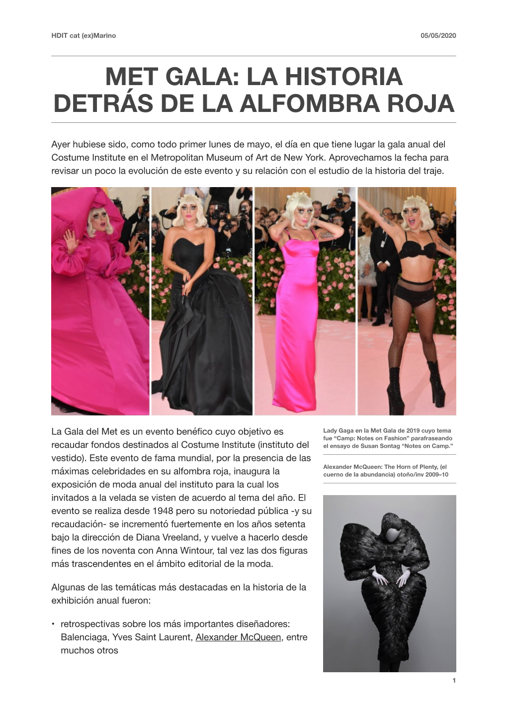 Met Gala: La Historia Detrás De La Alfombra Roja