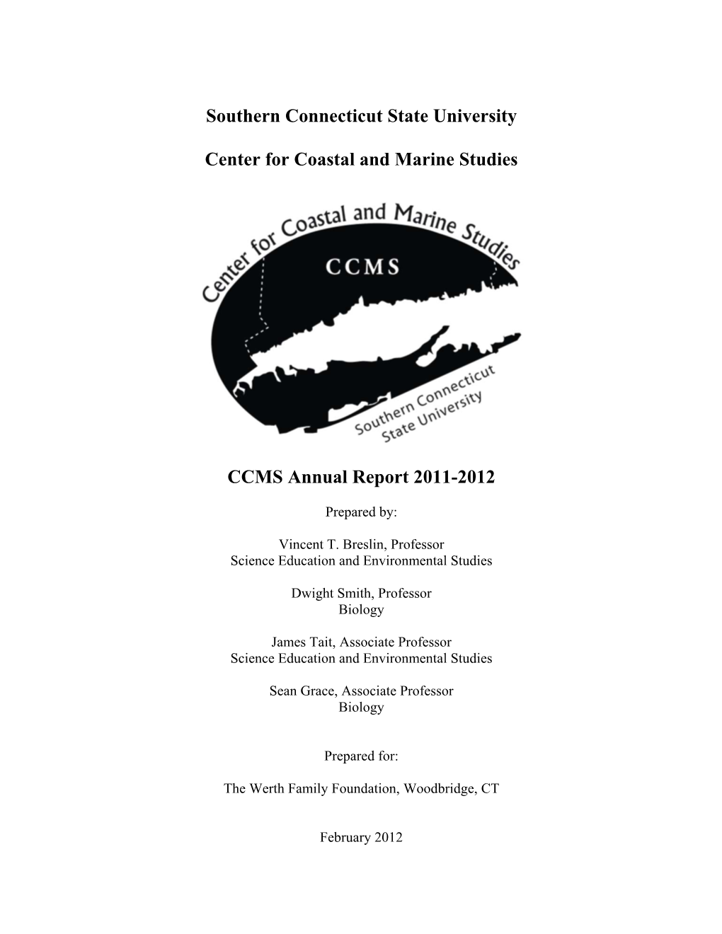 CCMS Annual Benchmark/Evaluation Report 2011–2012