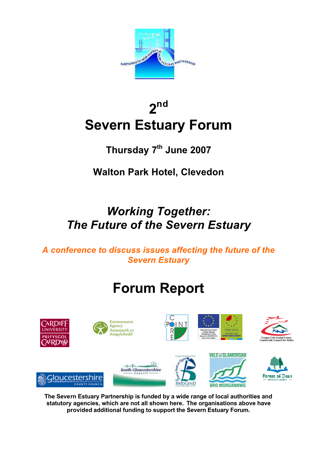 Severn Estuary Forum Report 2007Compressed