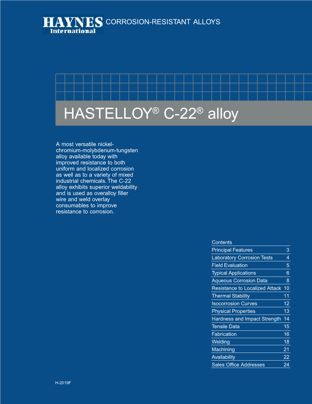 HASTELLOY® C-22® Alloy