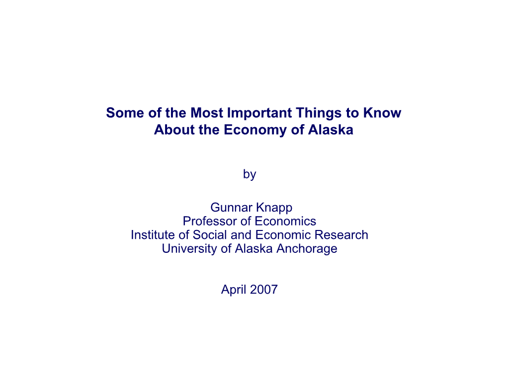 Alaska Seafood Industry Economic Importance Alaska’S Seafood Industry Is World-Scale