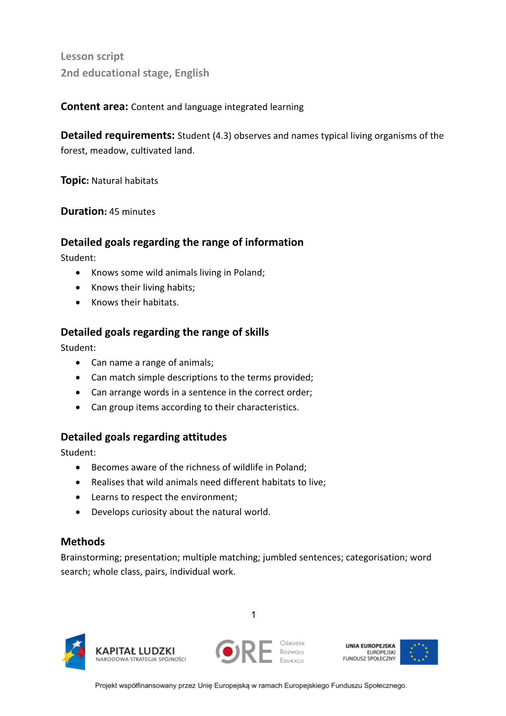 Content Area: Content and Language Integrated Learning