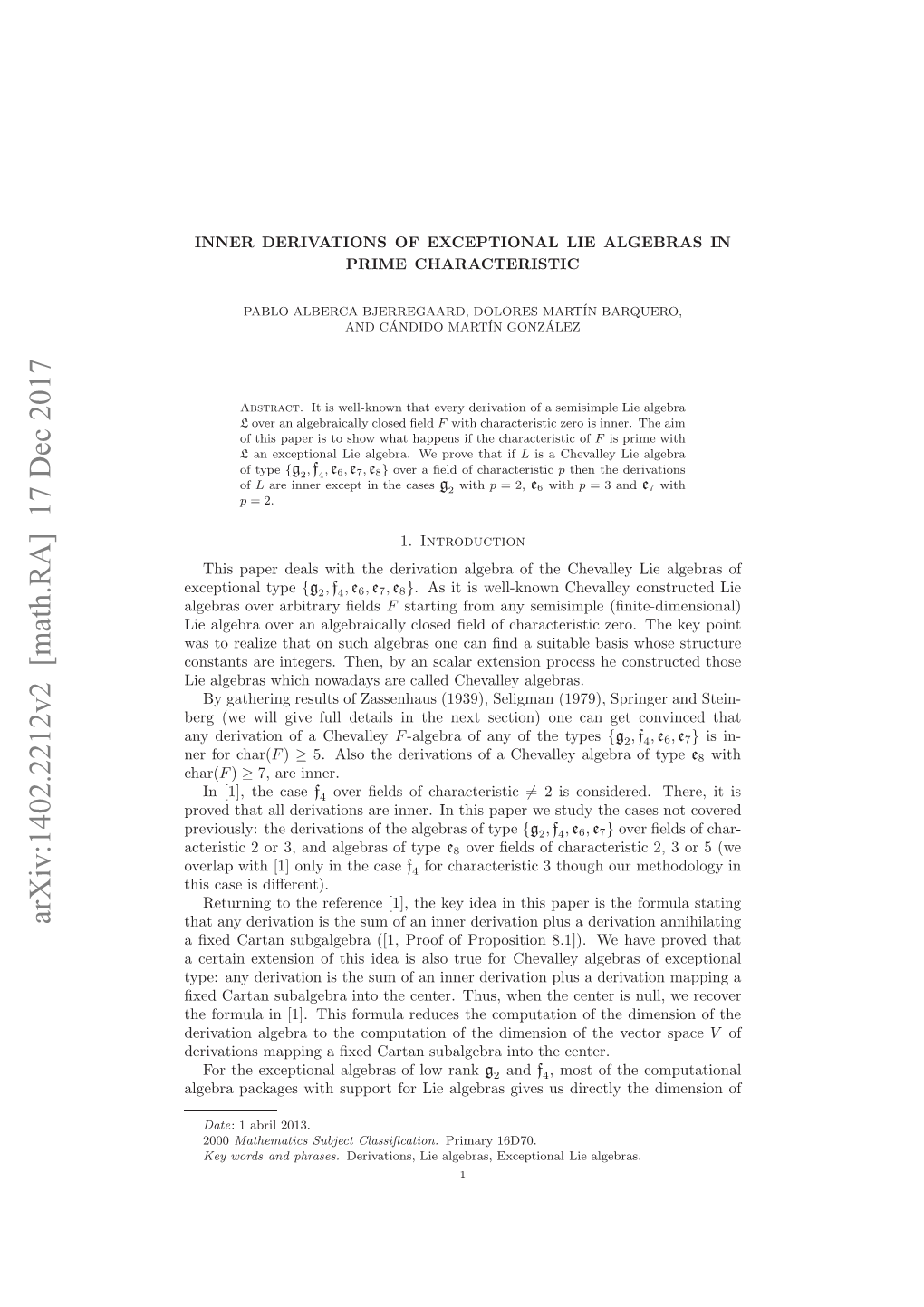 Inner Derivations of Exceptional Lie Algebras in Prime Characteristic 3