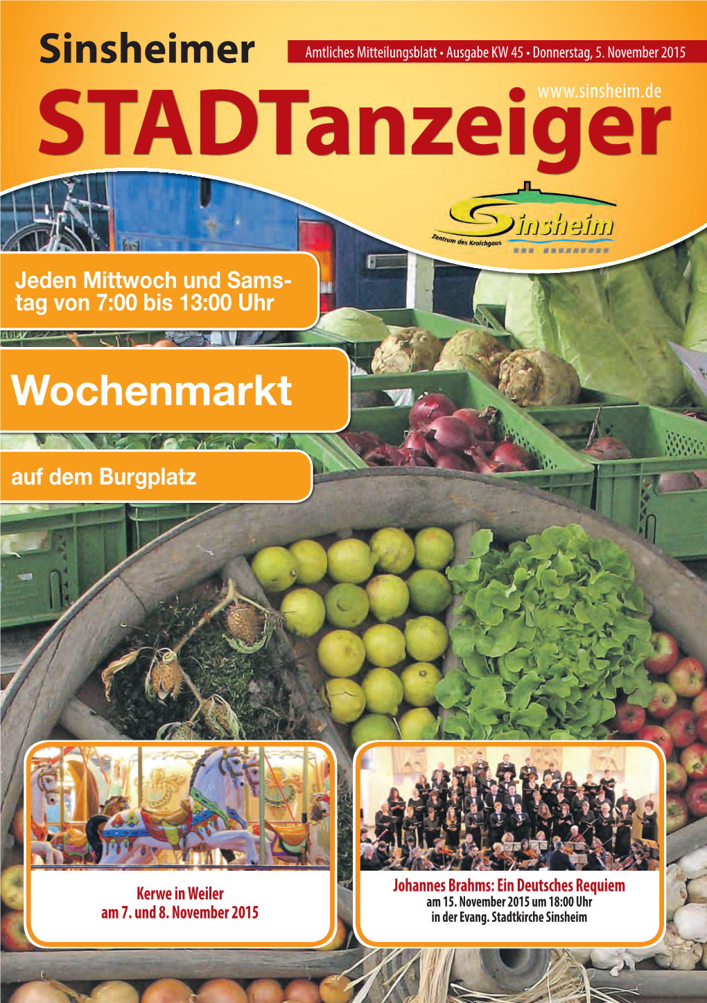 Sinsheimer Amtliches Mitteilungsblatt • Ausgabe KW 45 • Donnerstag, 5