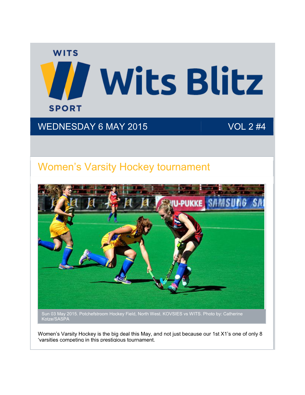 Women's Varsity Hockey Tournament