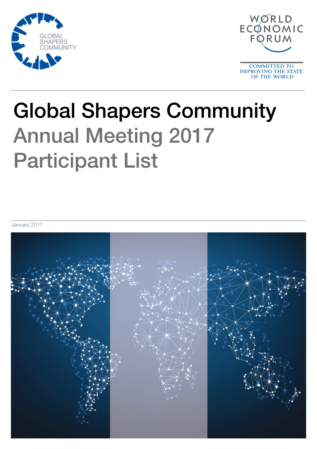 Global Shapers Community Annual Meeting 2017 Participant List