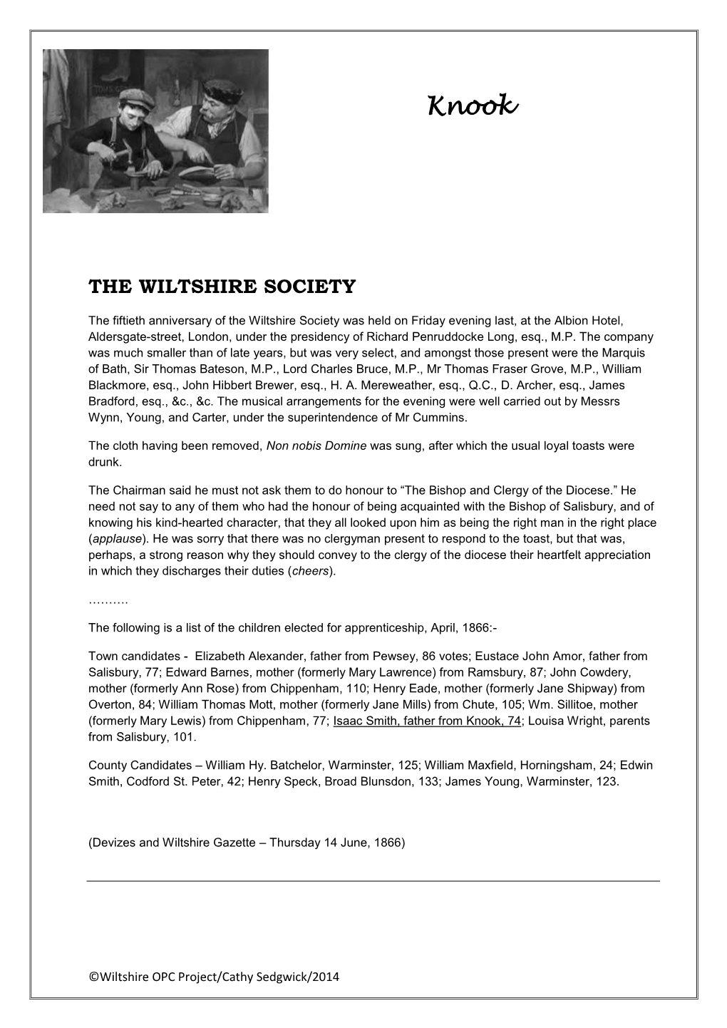 The Wiltshire Society