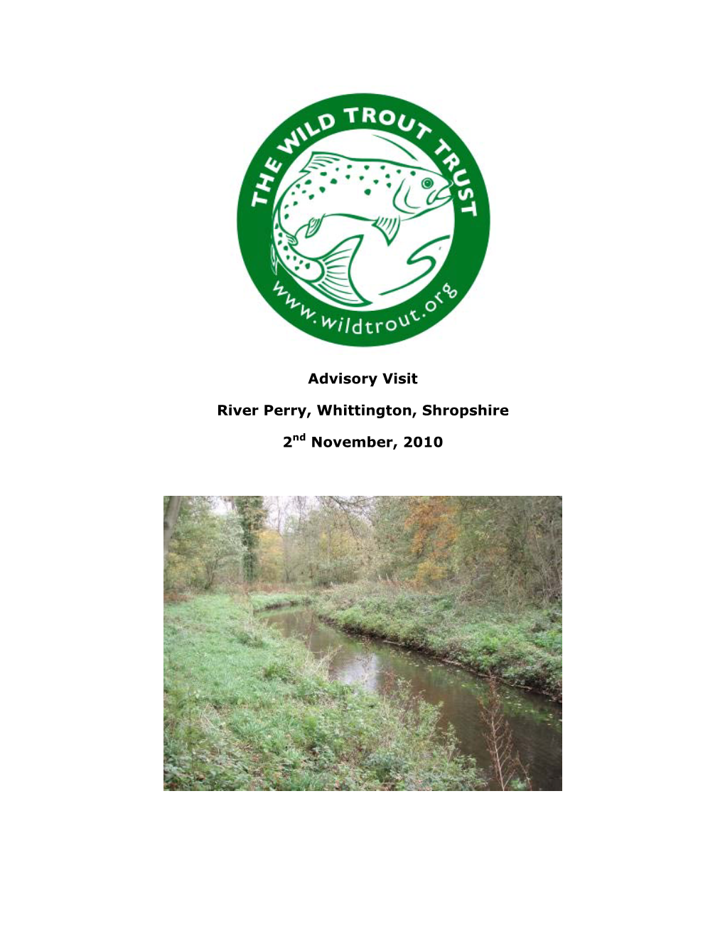 Advisory Visit River Perry, Whittington, Shropshire 2Nd