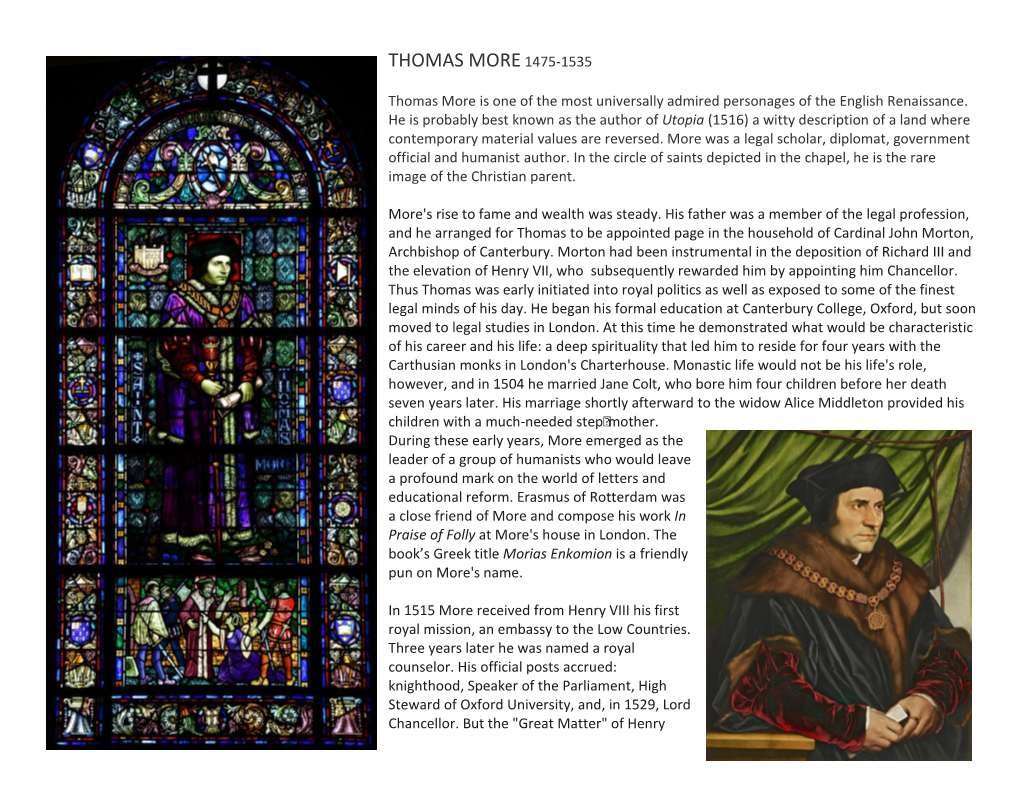 Saint Thomas More