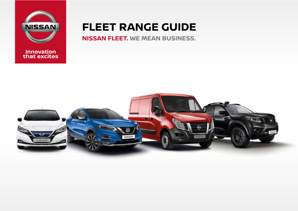 Fleet Range Guide Nissan Fleet
