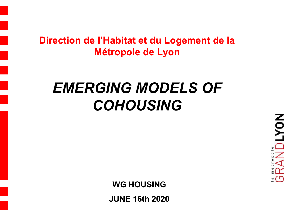 Senior/Multi-Generation Cohousing in Lyon