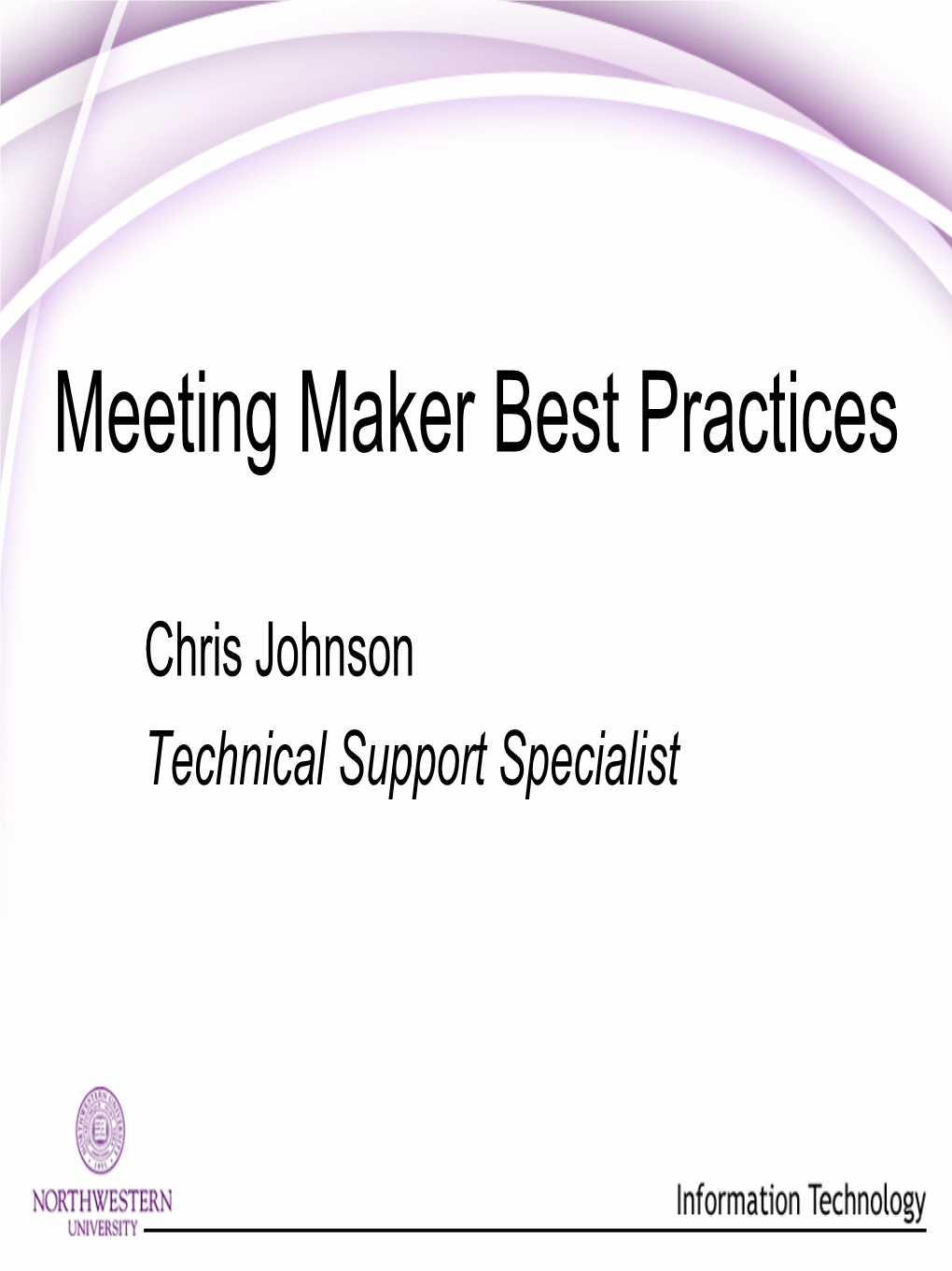 Meeting Maker Best Practices