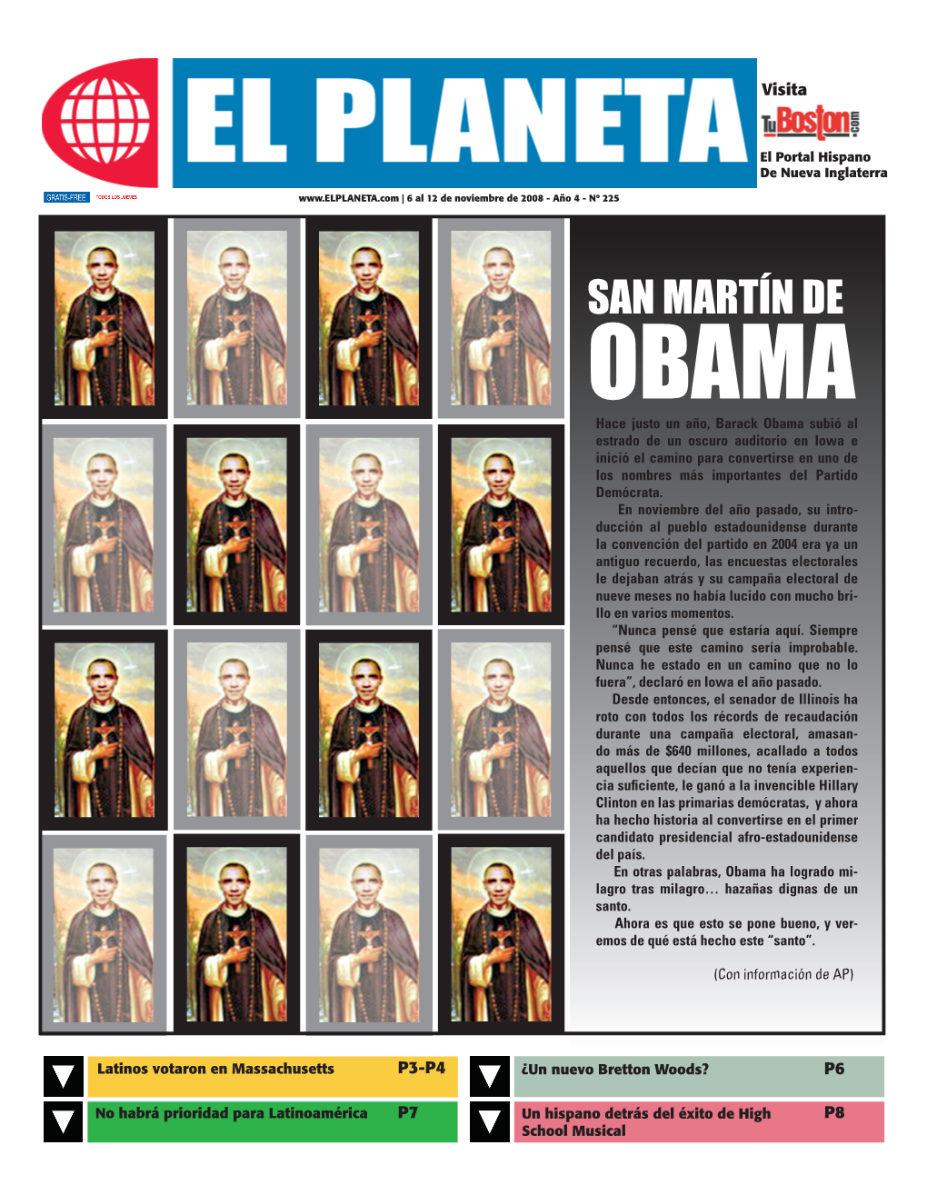 EL PLANETA | REGIÓN | 6 Al 12 De Noviembre De 2008