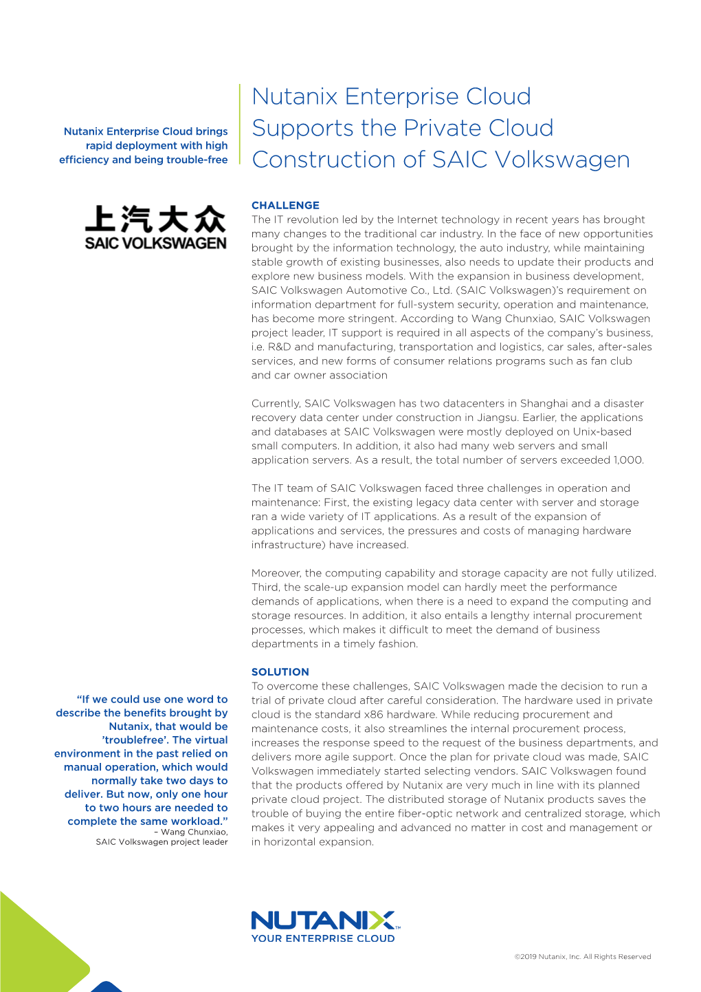 SAIC Volkswagen Case Study