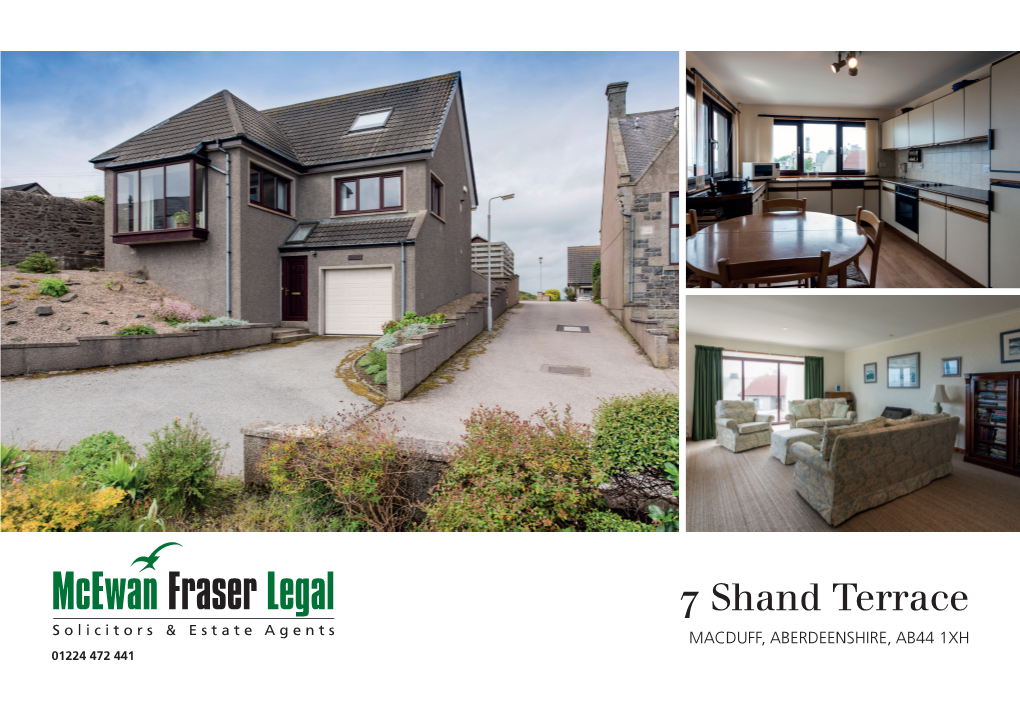 7 Shand Terrace, Macduff, Aberdeenshire, AB44 1XH.Indd