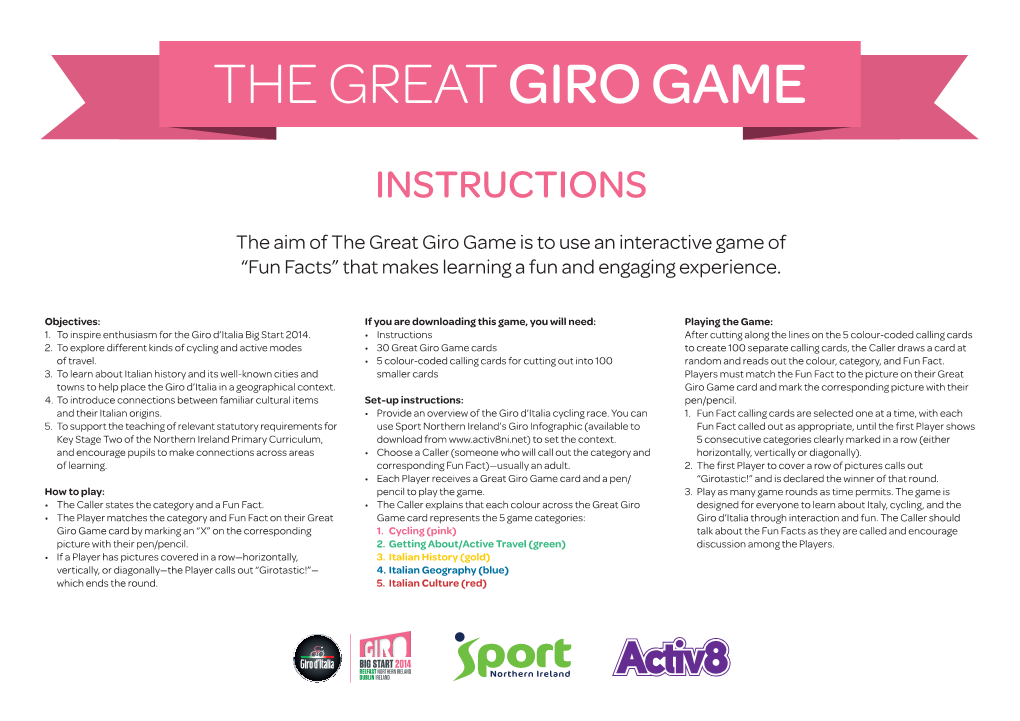 The Great Giro Game