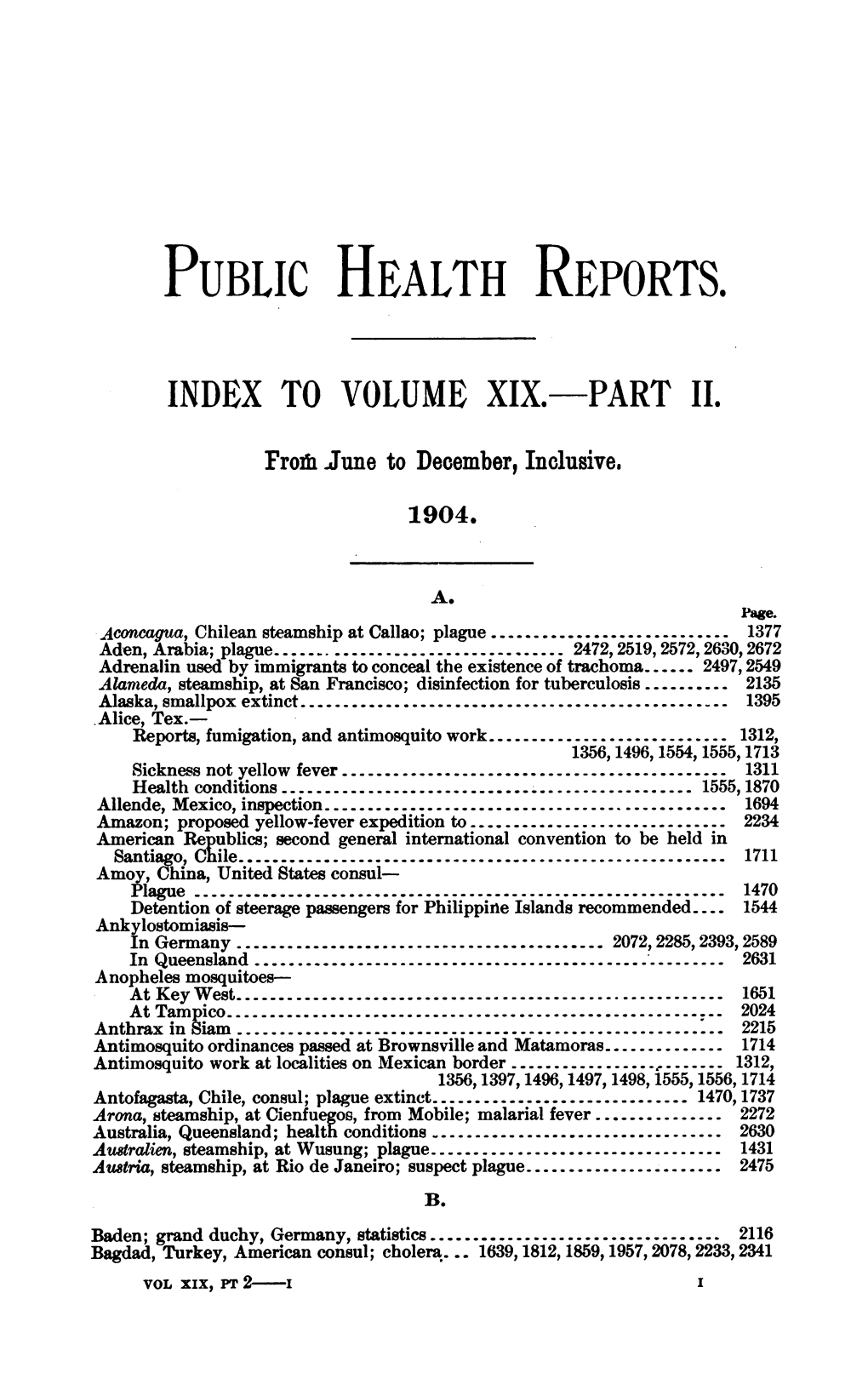 Public Health Reports