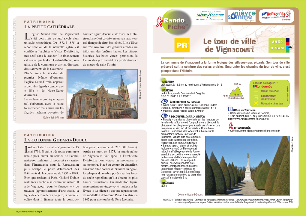 Le Tour De Ville De Vignacourt