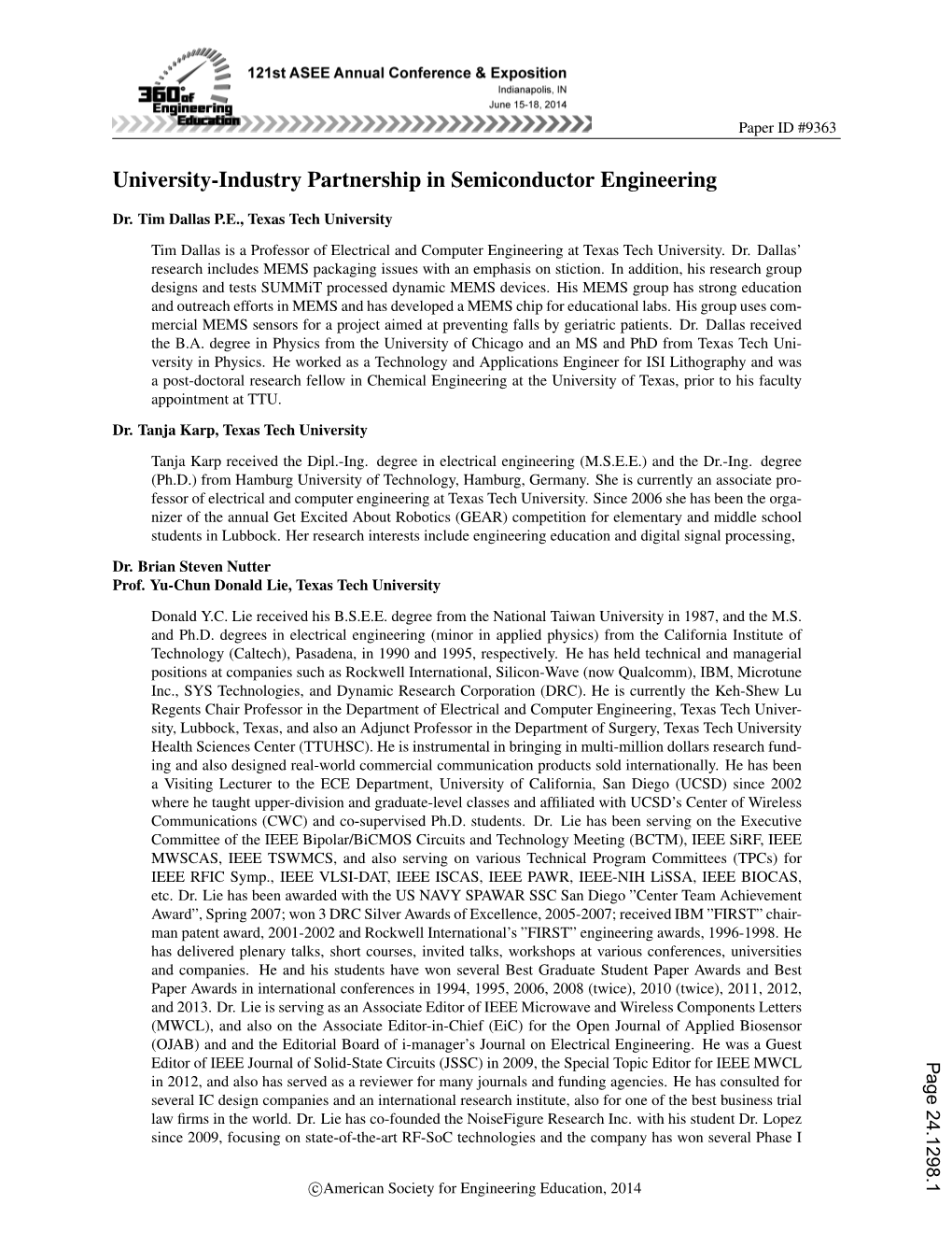 University-Industry Partnerships in Semiconductor Engineering