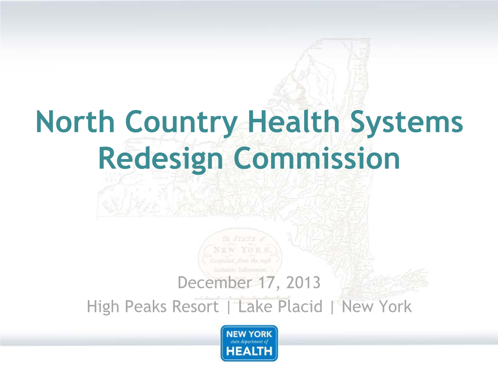 North Country Health Systems Redesign Commission