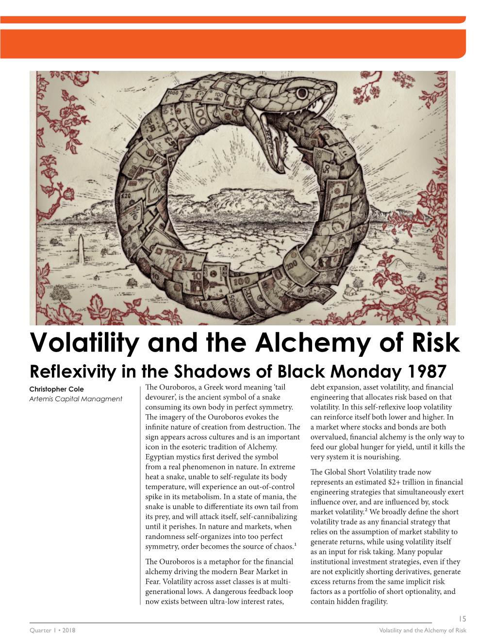 Volatility and the Alchemy of Risk