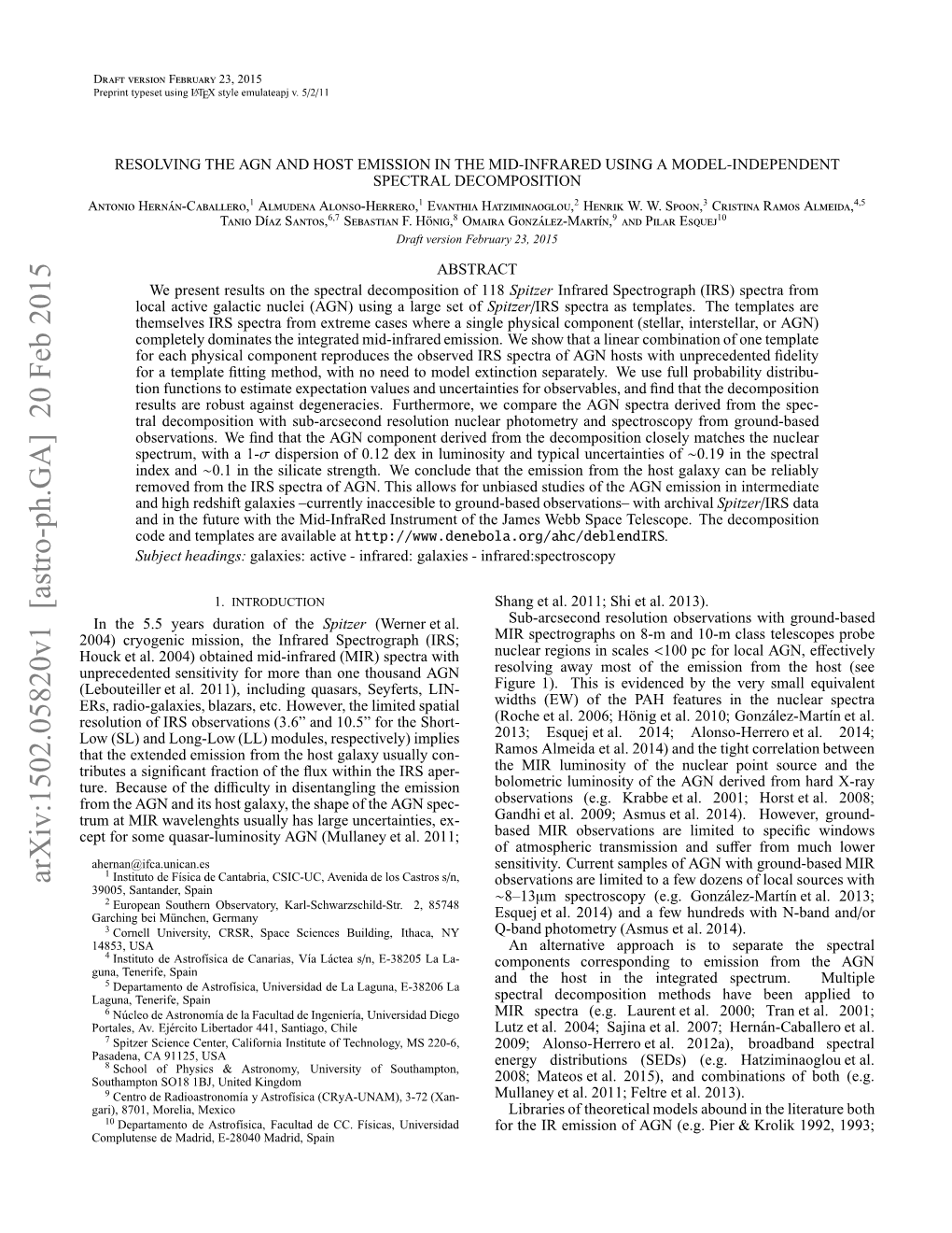 Resolving the AGN and Host Emission in the Mid-Infrared Using A