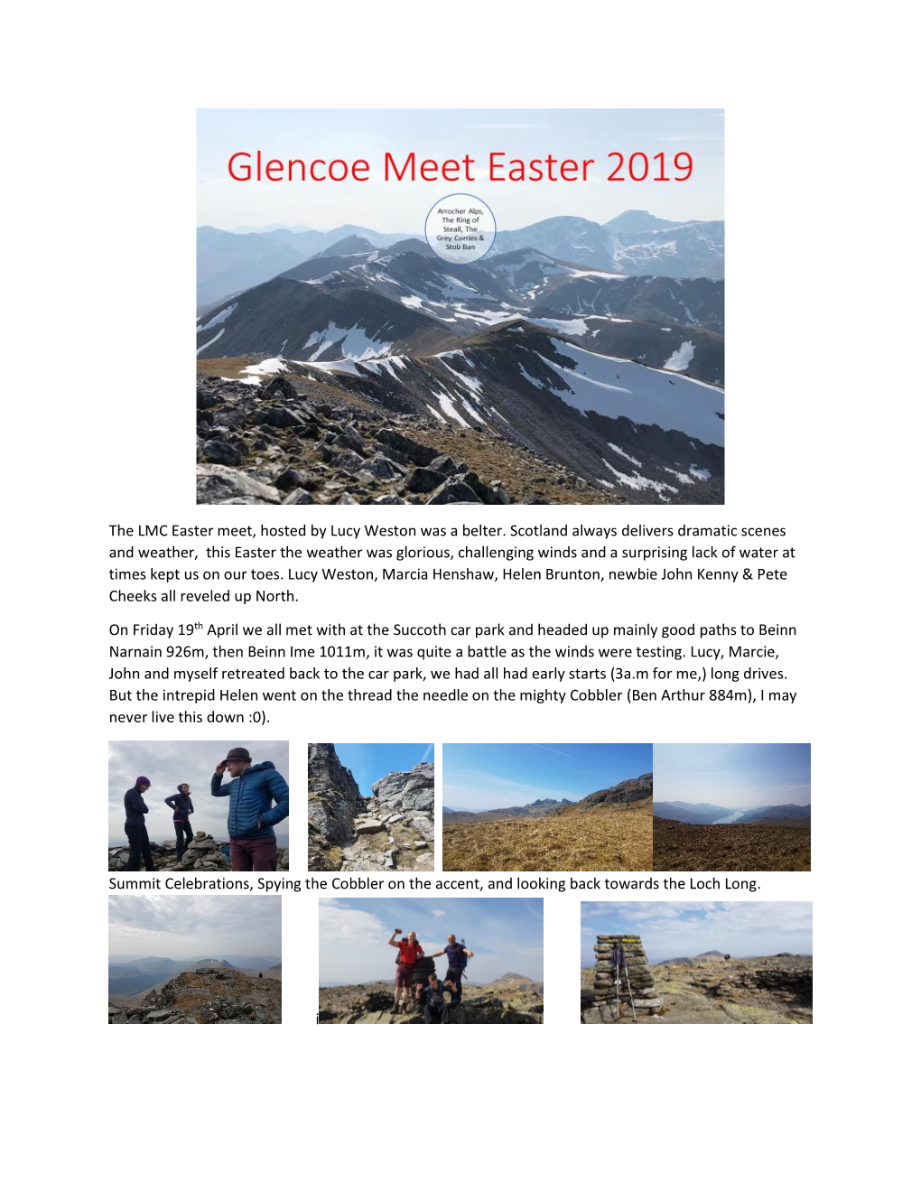 Easter Meet, Glencoe, by Lucy Weston