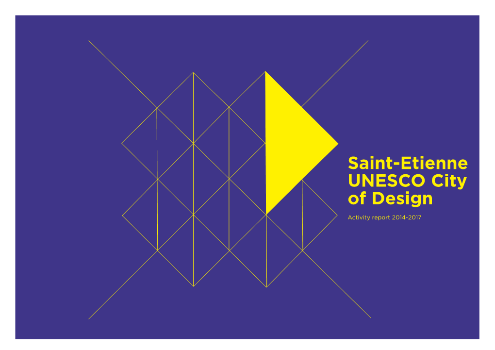 Saint-Etienne UNESCO City of Design Activity Report 2014-2017