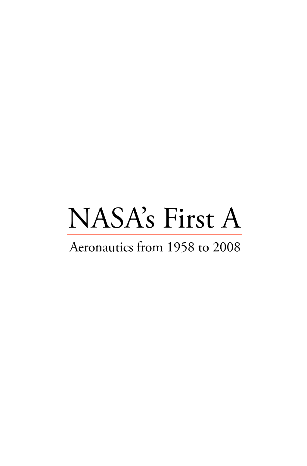 NASA's First A