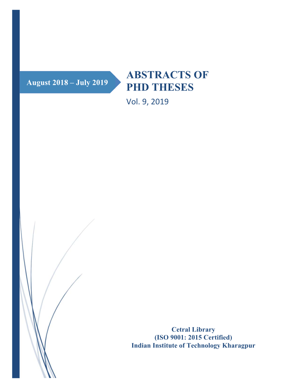 Abstracts of Phd Theses