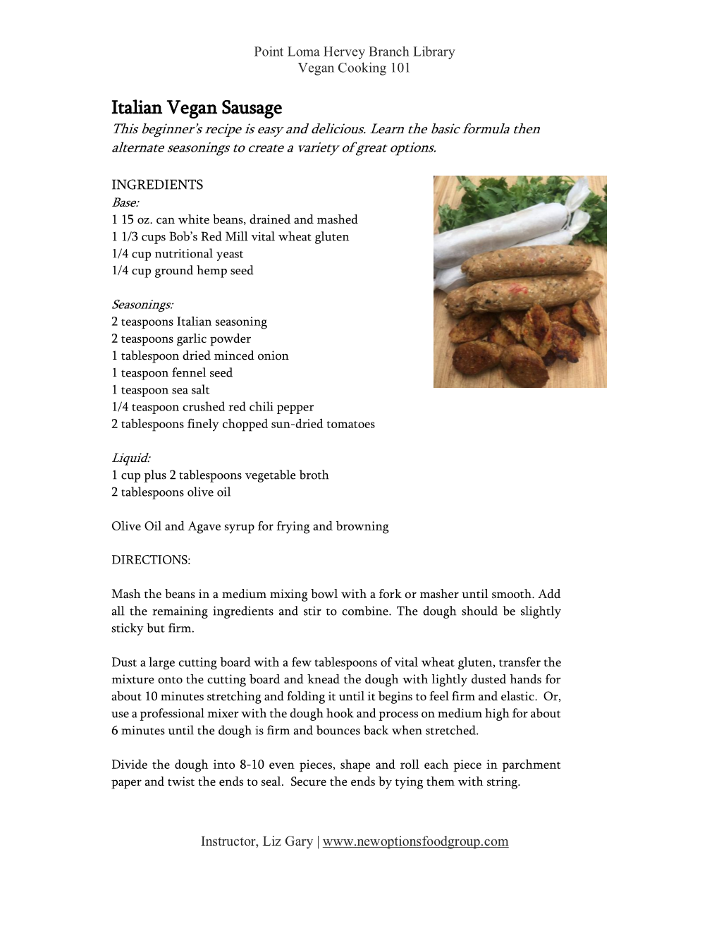 Italian Vegan Sausage This Beginner’S Recipe Is Easy and Delicious